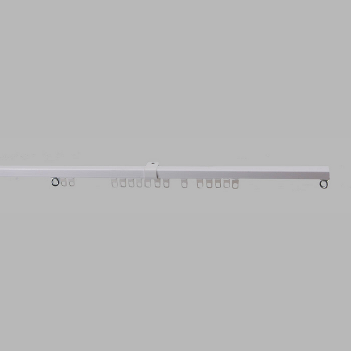 complete gordijnrails AVR55 kleur wit in verschillende lengtes